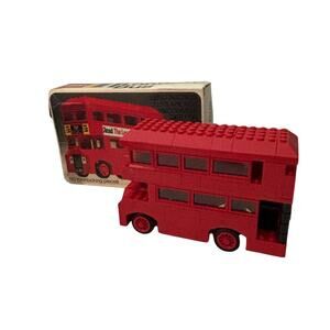 Vintage 1974 LEGO London Bus Red Original Box & Instructions – Made in Denmark